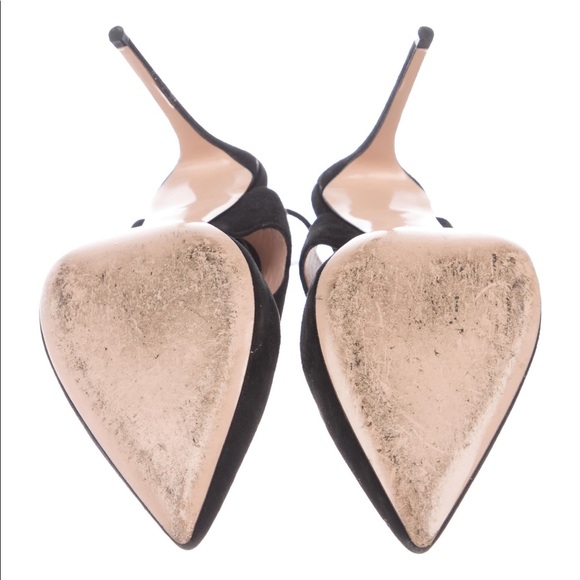 NICHOLAS KIRKWOOD SUEDE POINTED-TOE PUMPS 👠 - Picture 5 of 5